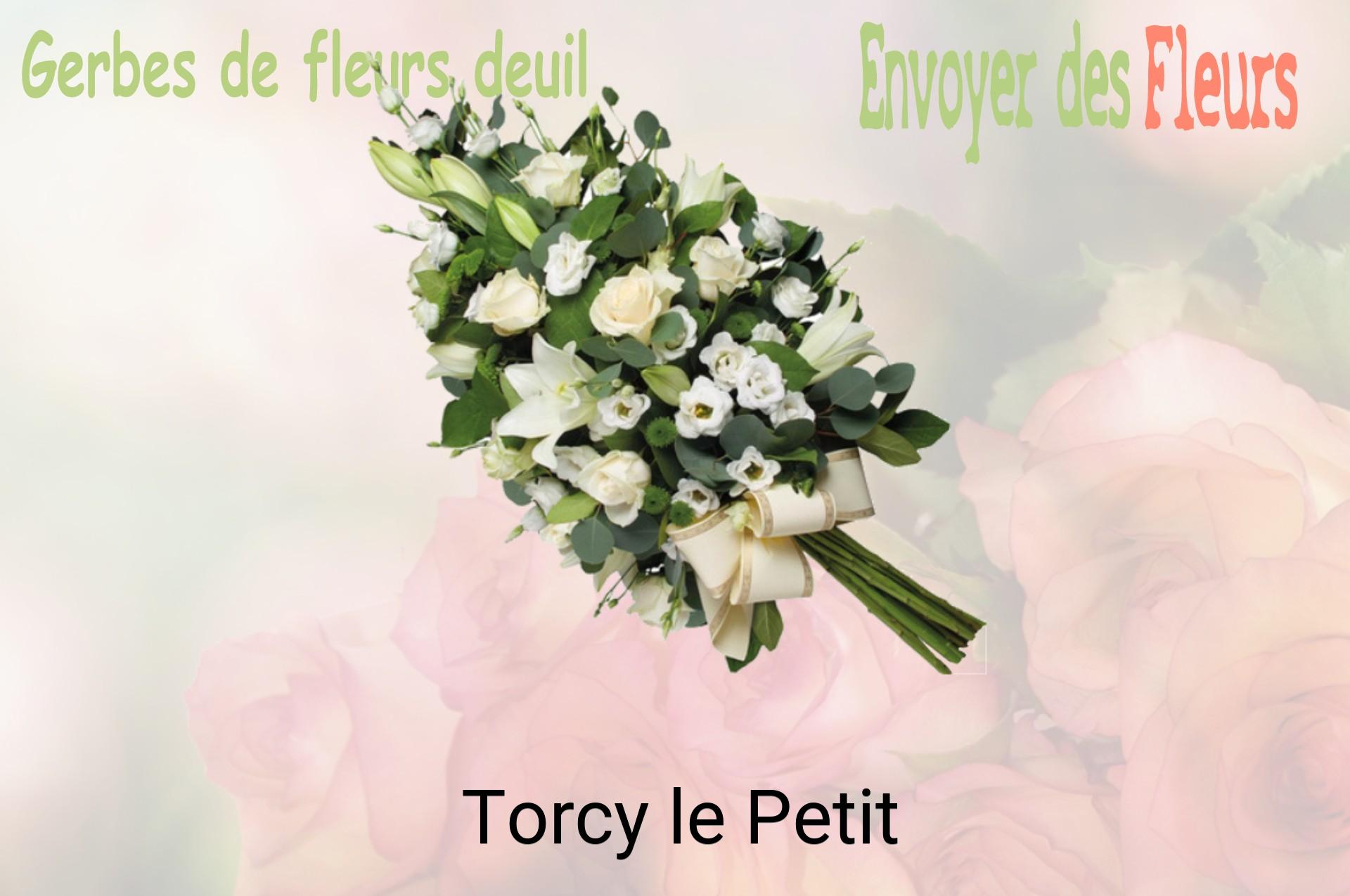 Gerbe de fleurs de deuil livrée à Torcy-le-Petit